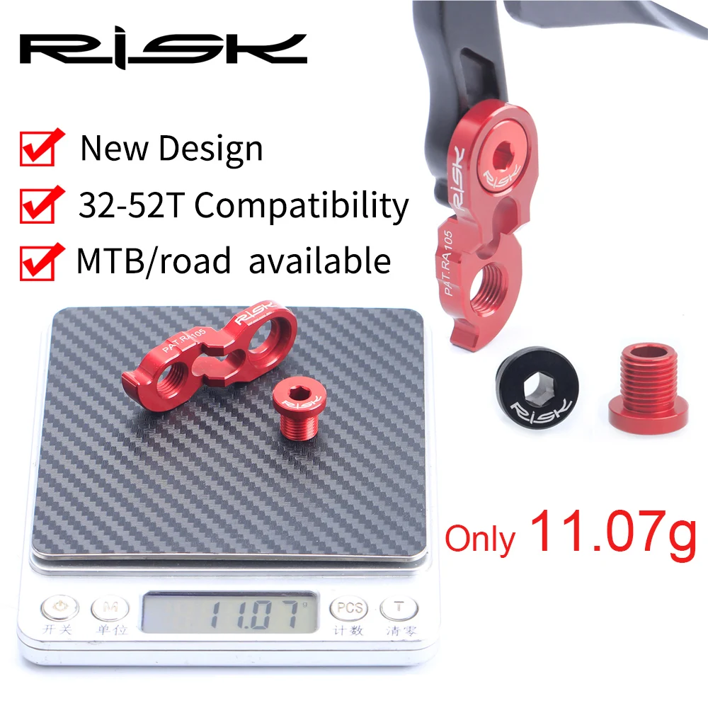 Велосипедная Рама RISK 11g расширитель заднего переключателя для 32 52T Кассетная