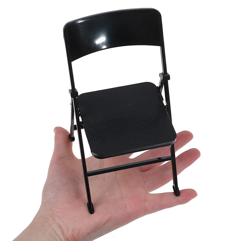 1/6 Scale dollhouse miniature furniture folding chair for solider action figure