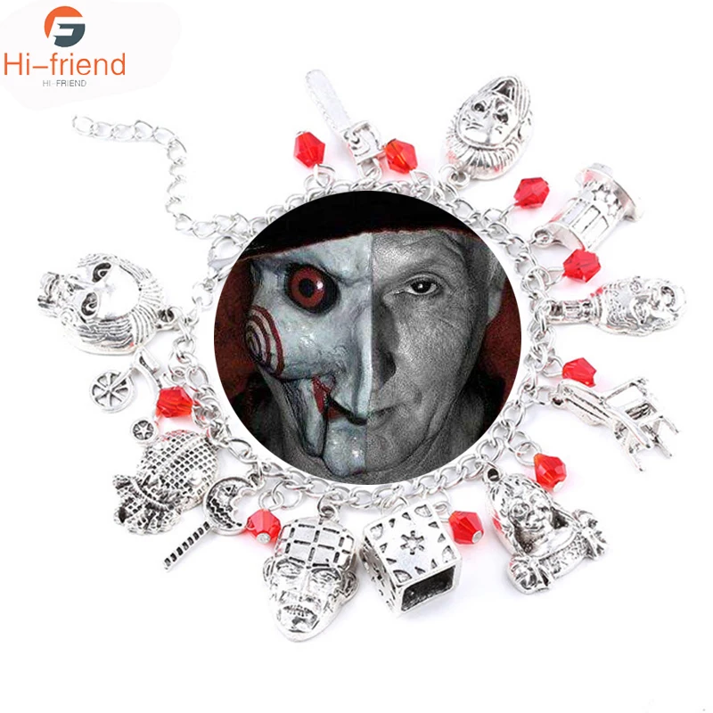 Ужасный браслет Annabelle, цепная пила, резня, Стивен Кинг, это черти, отвергает, Техасский браслет, браслеты для женщин и мужчин, ювелирные изделия