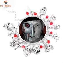 Ужасный браслет Annabelle, цепная пила, резня, Стивен Кинг, это черти, отвергает, Техасский браслет, браслеты для женщин и мужчин, ювелирные изделия