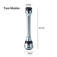  High Pressure Kitchen Faucet Extender Rotatable Faucet Aerator Water Saving Tap Nozzle Adapter Bathroom Sink Accessories 