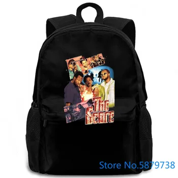 

VTG Bootleg The Fugees Hip Hop Style Vintage Printed Pure women men backpack laptop travel school adult student