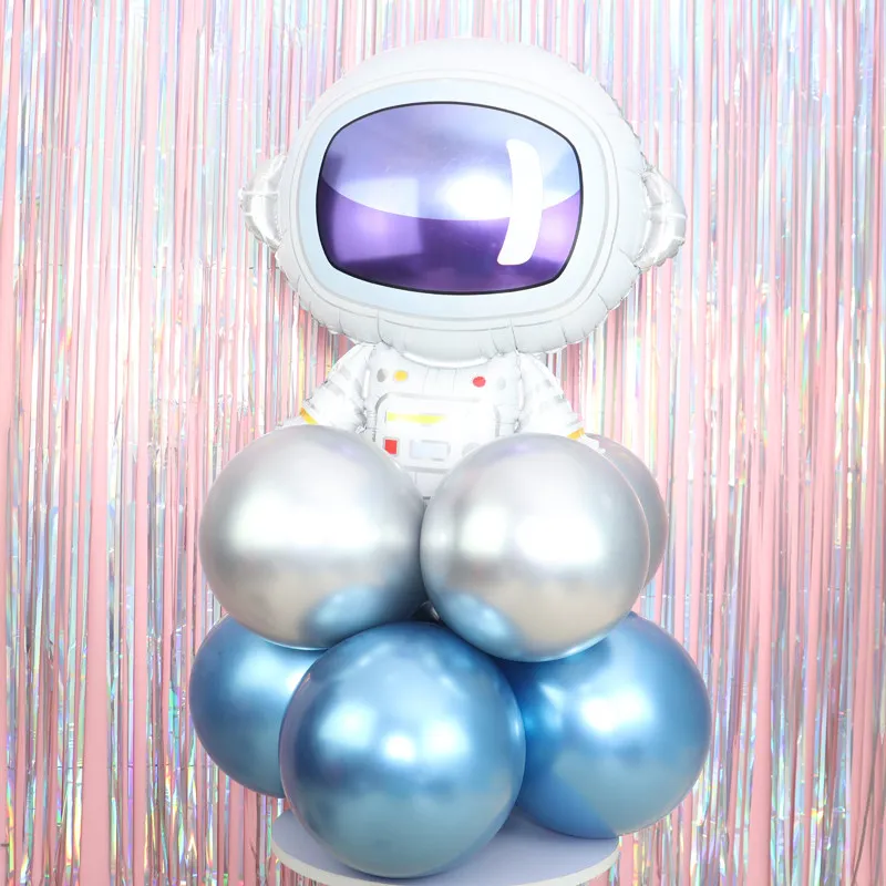 10 шт./лот НЛО астронавт ракета самолет фольги Воздушные шары металлические шарики модель фантастика космическое пространство украшения для вечеринки, дня рождения