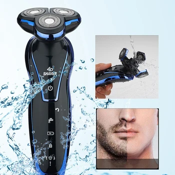 

Electric Shaver Rechargeable Electric Beard Trimmer Shaving Machine for Men Beard Razor Wet-Dry Dual Use Washable