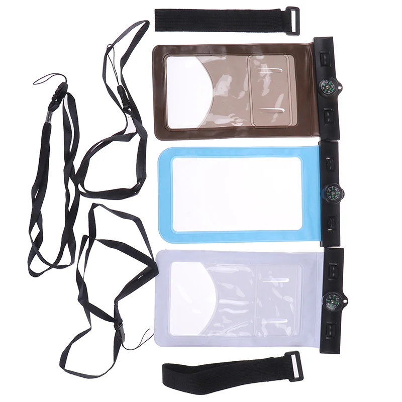 1pc Portable Mobile Phone Bags Cellphones Protect Waterproof Bag Universal Phone Water Resistance Pouch Bag