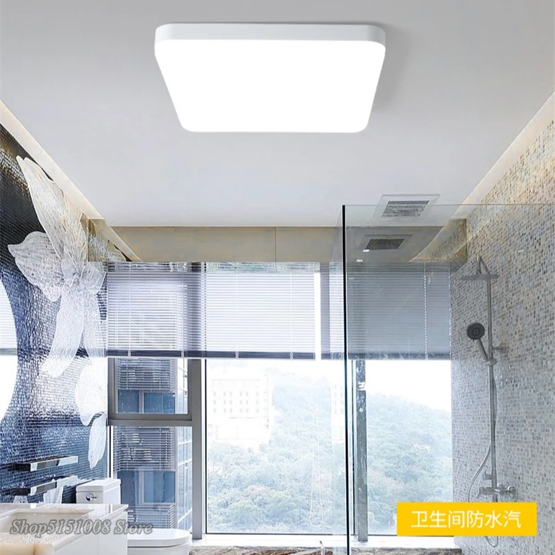 Современный IP65 светодиодный потолочный светильник, водонепроницаемый и защищенный от насекомых, потолочные светильники для ванной, ванной комнаты, наружного балкона, лампа для прохода