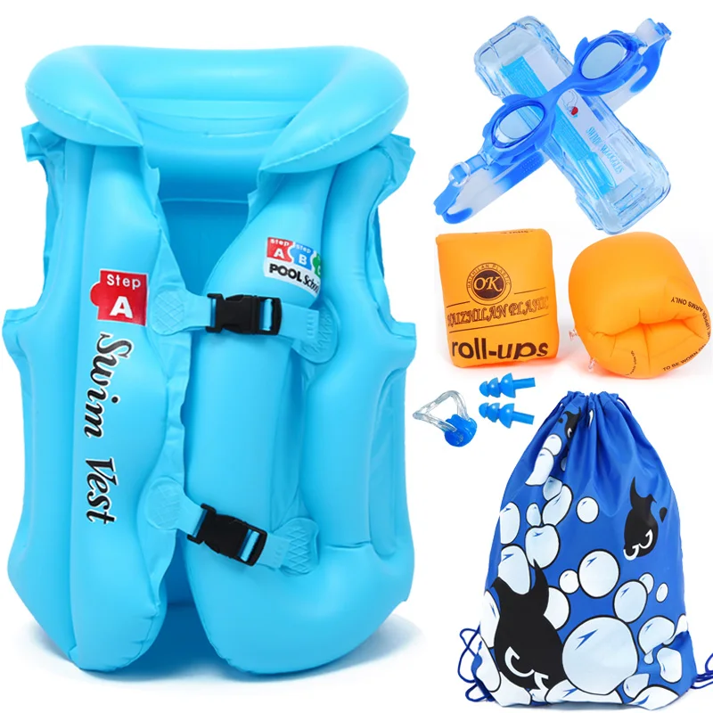 

Baby Kids Life Vest inflatable Swimming Life Jacket Buoyancy Safety Jackets Boating Drifting Puddle Jumper Child Swimsuit Float