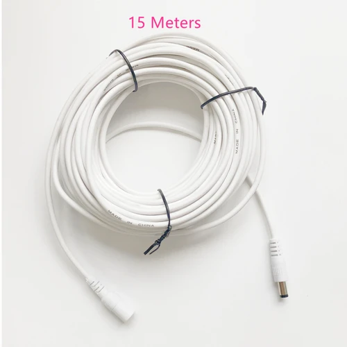 DC 12V 전원 어댑터 연장 케이블, 5.5x2.1mm, 암 수 전원 코드 연장 와이어 케이블, CCTV 카메라 라우터용 3