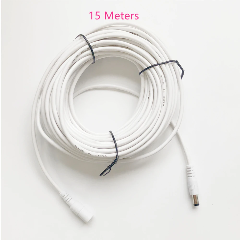 DC 12V Power Adapter Extension Cable 5.5 * 2.1mm Male Female Power Cord Extend Wire Cable For CCTV Camera Router
