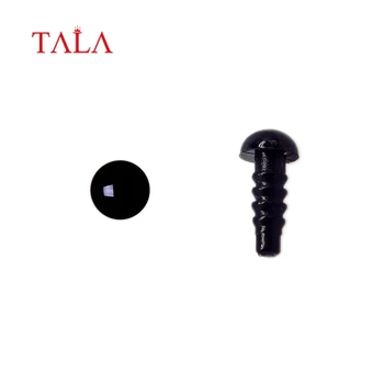 

7mm accessories for dolls plastic craft stuffed animal black eyes for teddy bear amigurumi crochet toys passed EN71 100pcs