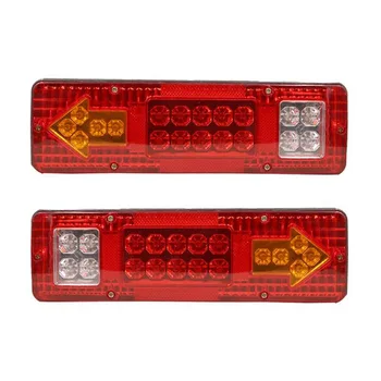 

2pcs 12V Led Rear Tail Lights Lamp 5 Function For Trailer Caracan Truck 19Led Trailer Lights LED Stop Lights