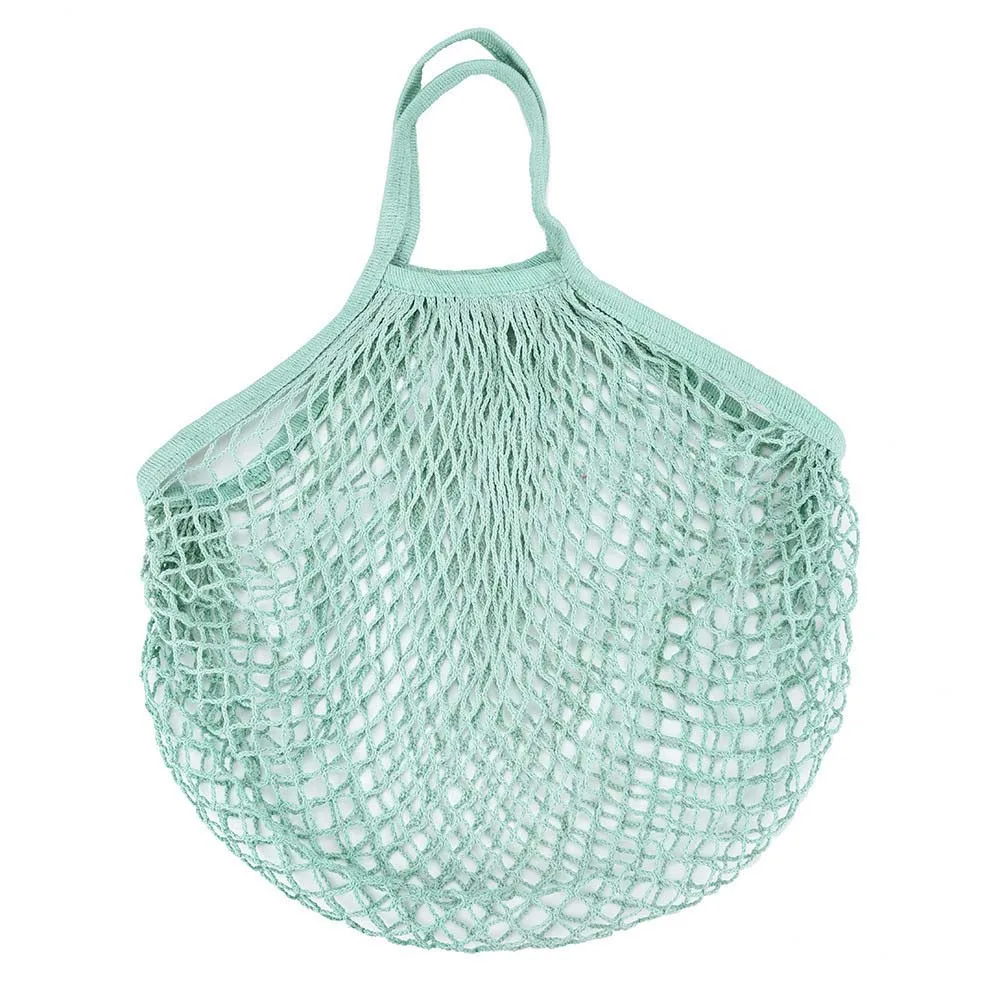 Short Green Новая Сетчатая Сумка черепаха, сумка для покупок, многоразовая сумка для хранения фруктов, женская сумка для покупок, сумка для покупок, сумка для покупок# YL5 - Цвет: Short Green