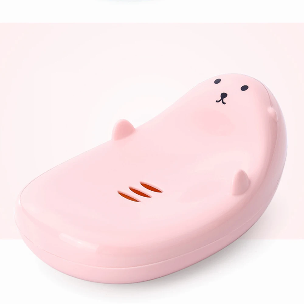 New Arrival Fashion Bathroom Accessories soap dish Soap Box Plastic Dish Plate Storage Tray Holder Case