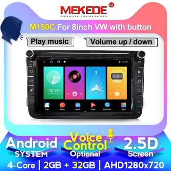 

MEKEDE Android 10 Car Multimedia player For Rapid Yeti VW passat b6 golf 4 5 6 polo tiguan Seat Altea Amarok Toledo 4G LTE Radio
