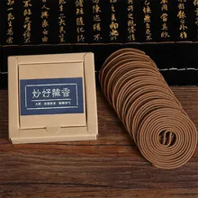 20 тарелок/коробка ручной работы со спиральной катушкой ароматический аромат для дома буддизм расслабляющий Йога тишина медитация свежий воздух Ароматерапия