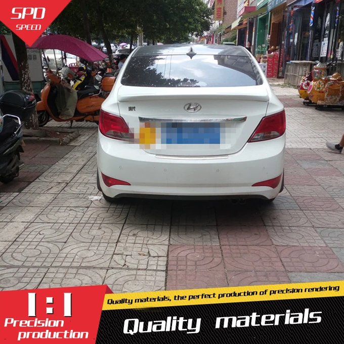 Спойлер для Hyundai Verna задний спойлер из АБС пластика 2011 2015|rear spoiler|car rear wingrear wing |