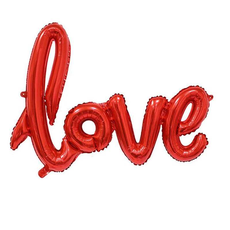 Золотые фольгированные воздушные шары Conjoine LOVE Anniversaire свадебные украшения Балон