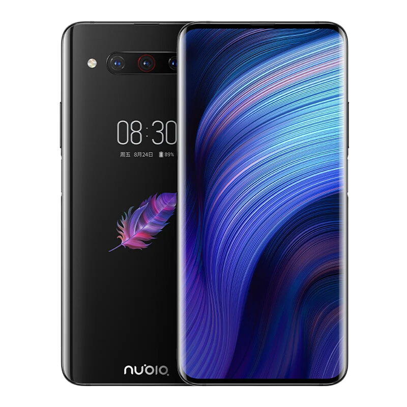 Black zte Nubia Z20 6,4" двойной экран Snapdragon 855 Plus Восьмиядерный ips 2340X1080 8 Гб 128 ГБ 3 камеры 48MP 4000 мАч смартфон - Цвет: Black