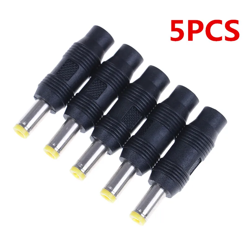 5Pcst DC Power 3.5mm X1.35mm Female Jack To 5.5x2.1mm Male Plug Adapter Connector length Appr. 41mm