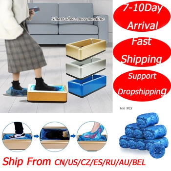 

Automatic Shoes Cover Dispenser Household Disposable Booties Maker Dustproof Machine Shoe Cover for Home Office