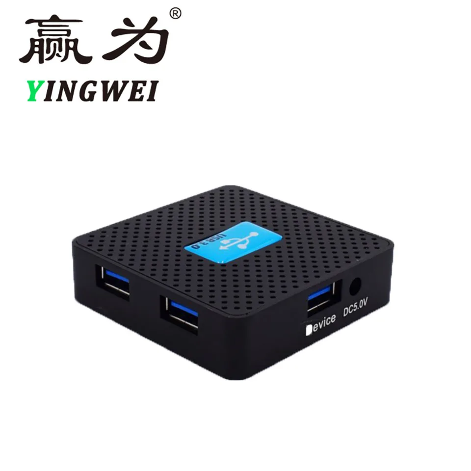 USB 3,0 4-Порты и разъёмы usb-хаб сплиттер адаптер 5 Гбит/с для портативного компьютера ПК супер Скорость usb-хаб