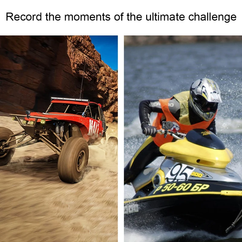 FFYY-велосипедный зажим для Gopro Xiaoyi Sj4000 аксессуары для камеры велосипедный держатель кронштейн вращается на 360 градусов