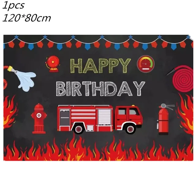 Cartes D Invitation Pour Fete Prenatale De Pompier Decorations De Fete D Anniversaire Fournitures De Fete A Theme De Pompier Pour Enfants 10 Pieces Aliexpress