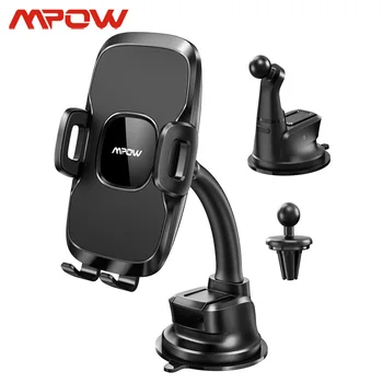 

Mpow CA045 3 in 1 Phone Holder For Car Dashboard/Windshield/Air Vent Car Phone Mount Holder For iPhone 11 Xiaomi Huawei Samsung