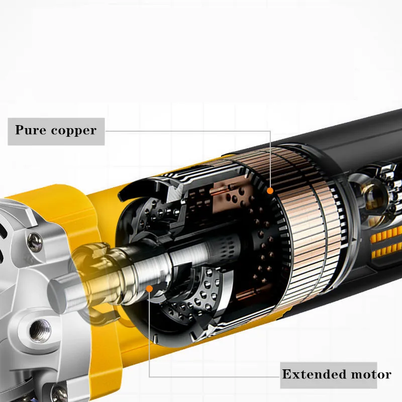 Multi-functional 1980W/1680W/1380W/860W angle grinder polishing machine hand grinding wheel of household