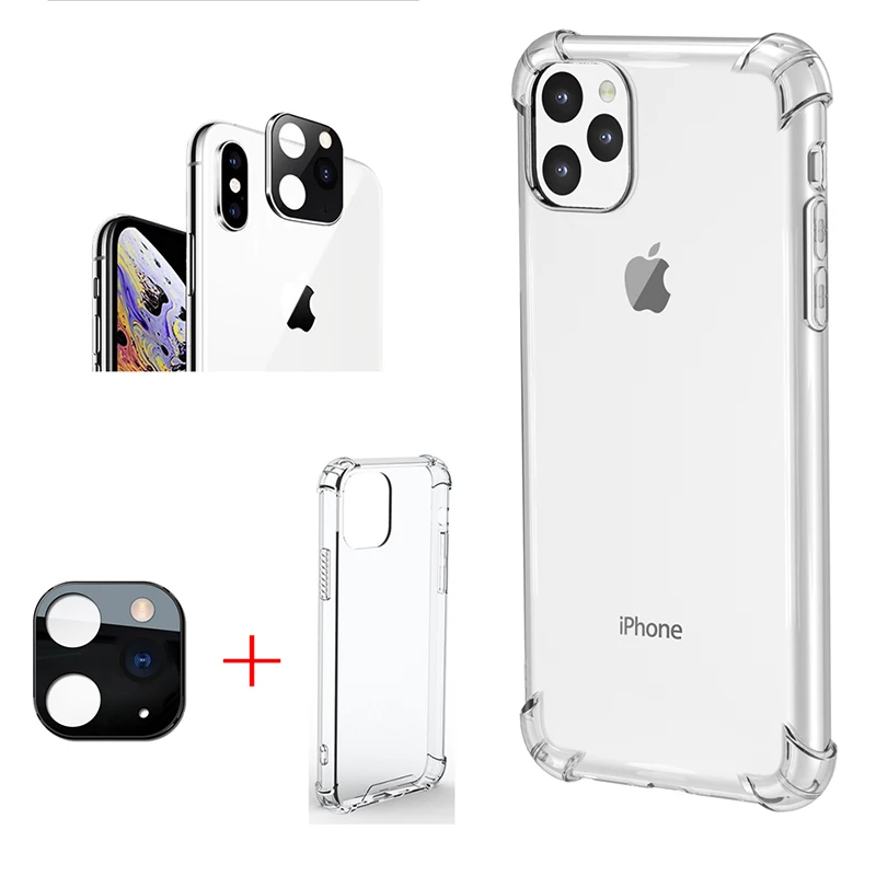 Роскошный металлический алюминиевый защитный чехол для iPhone X XS, Макс. Секундная Замена для iPhone11 Pro Max, наклейка на рассеиватель, Защитная крышка для камеры
