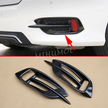 

For Honda Civic Sedan 2016 2017 2018 2019 2020 Carbon Fiber Bumper Reflector Fog Light Cover Overlay