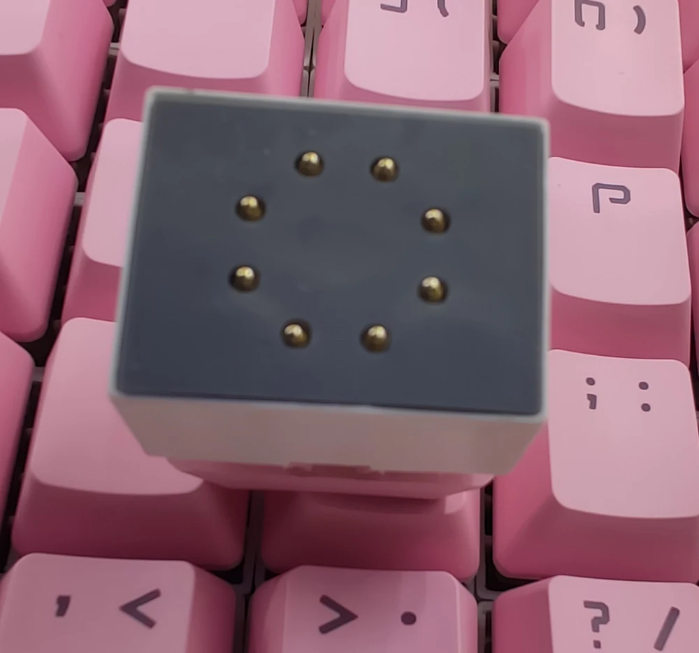 DK6 Ergo Горячая замена Магнитный подвижный макро ключ Программируемый RGB подсветка механическая клавиатура игры Cherry MX Kaih коробка переключатель