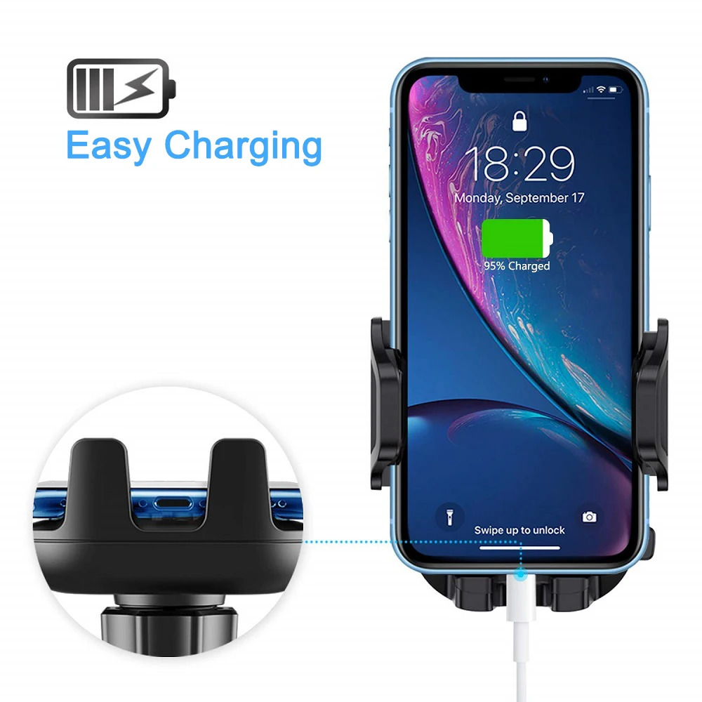 Windshield Car Phone Holder Universal in Car Cellphone Holder Stand for iPhone X Xs Max 8 7 Car Mount Phone Stand for Samsung S9 adjustable phone stand