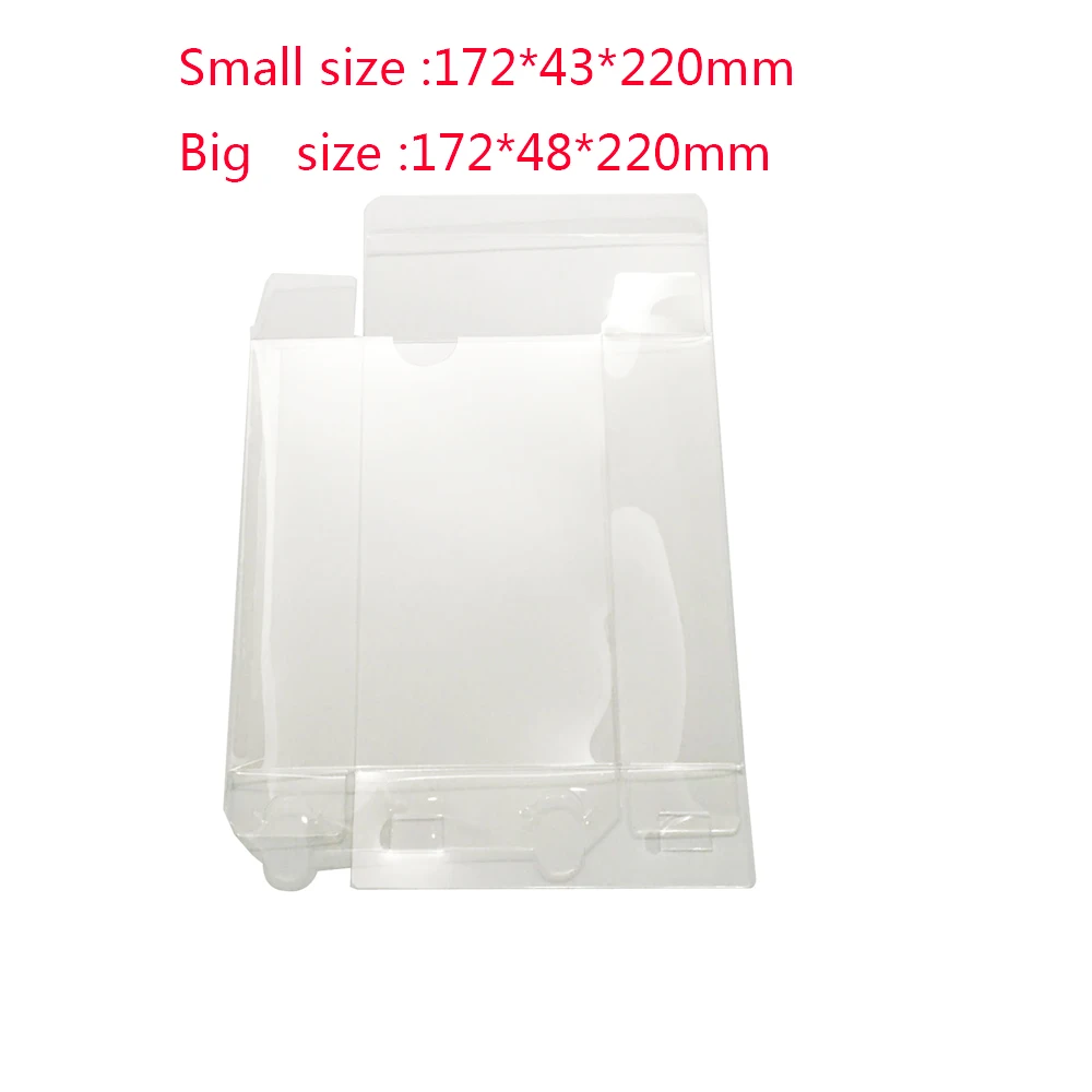 

Clear transparent box For SNK home game console for NEO-GEO aes game card plastic PET Protector collection storage box