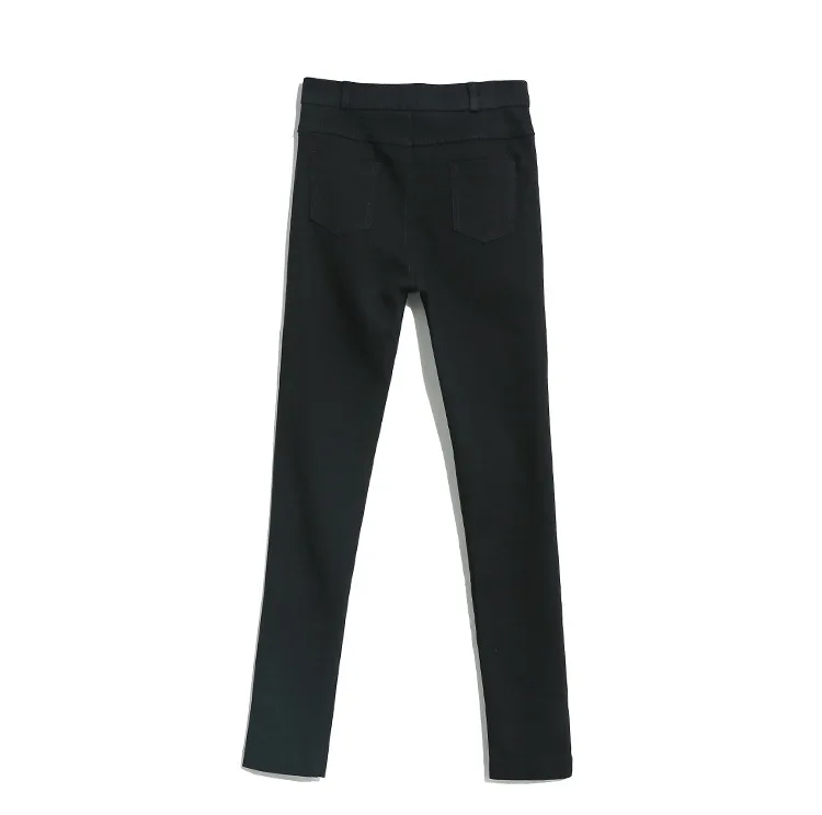 Женские осенние брюки с дырками размера плюс, эластичные леггинсы, женские джеггинсы, женские леггинсы для фитнеса, Осенние эластичные штаны, базовые LT519S30