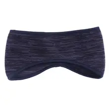 Унисекс Спортивный ушной теплый зимний головной убор растягивающиеся ушные Чехлы повязки впитывающий свитер для езды на велосипеде Бег катание на лыжах(темно-синий