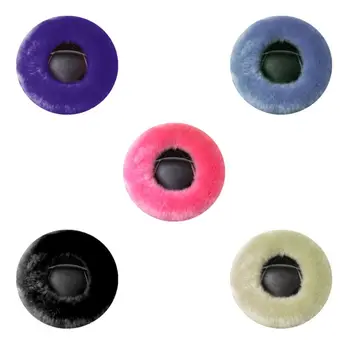 

3Pcs Fur Wool Furry Fluffy Thick Car Steering Wheel Cover