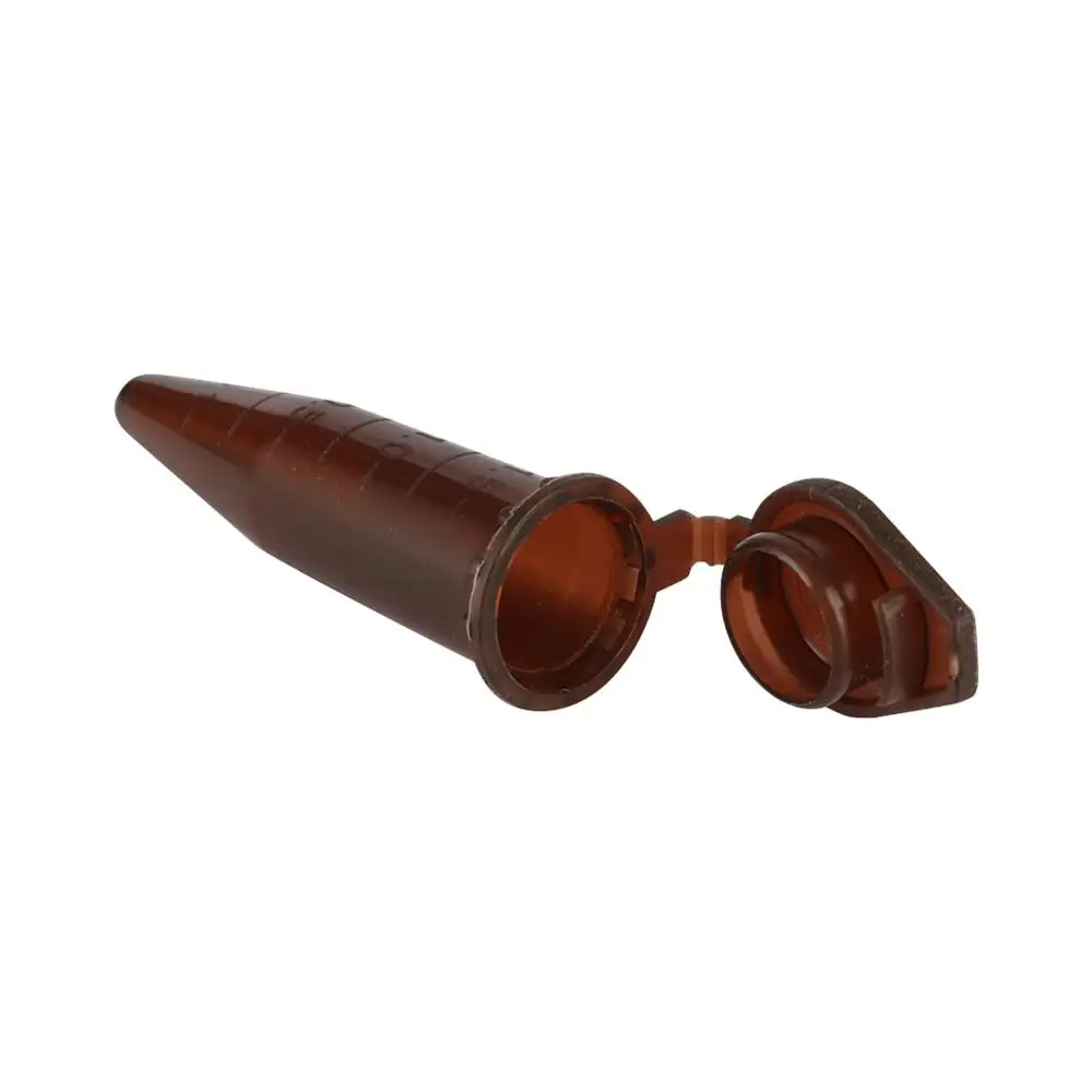 Plastic Test Tubes Centrifugal 1.5ml Snap Cap Cone Bottom 100Pcs