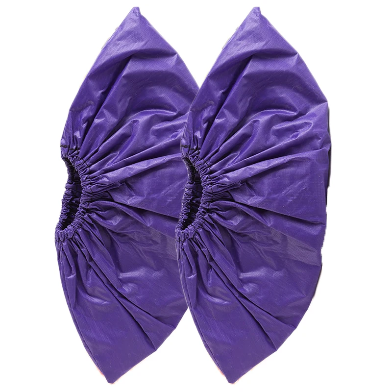 purple Популярная обувь; Многоразовые резиновые сапоги унисекс для хранения; водонепроницаемые Нескользящие сапоги; машинная стирка; тканевый мешок для обуви; чехол для обуви - Цвет: purple