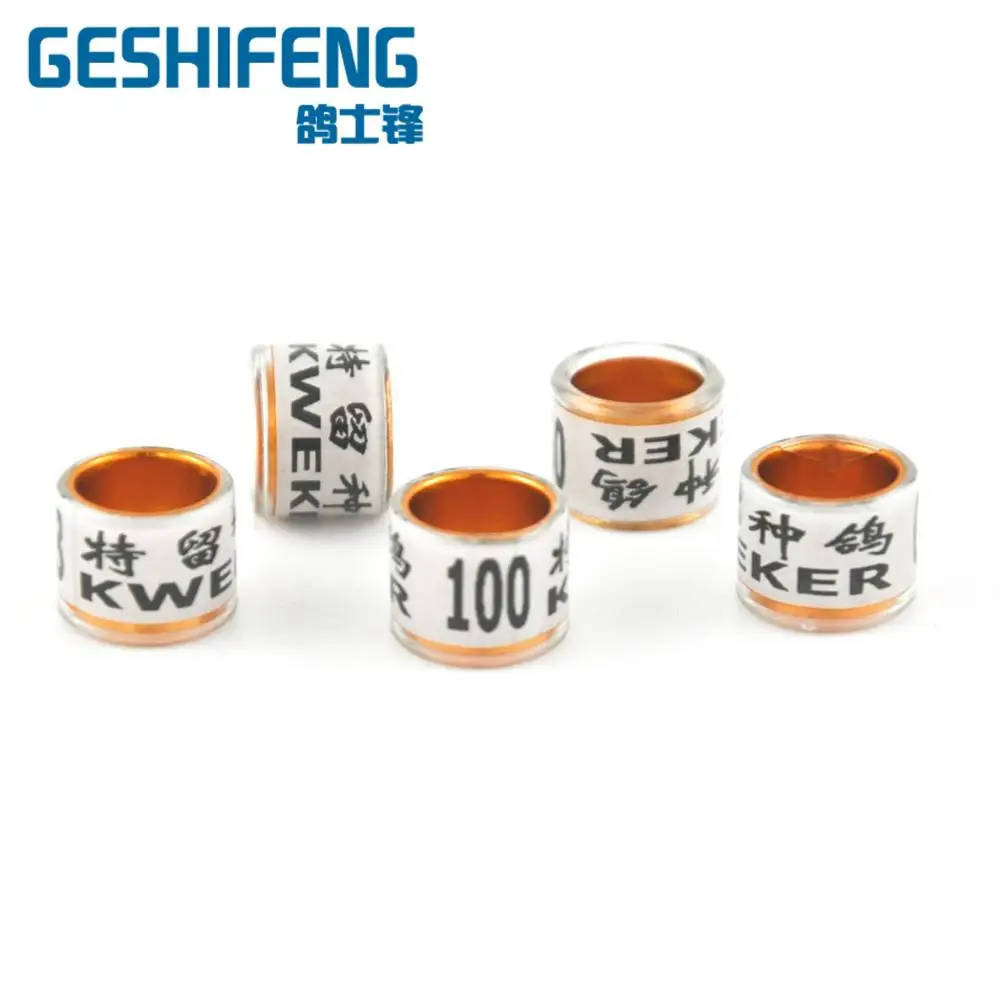 

Free shipping customized plastic foot ring for racing pigeon China Plastic Ring Suppliers
