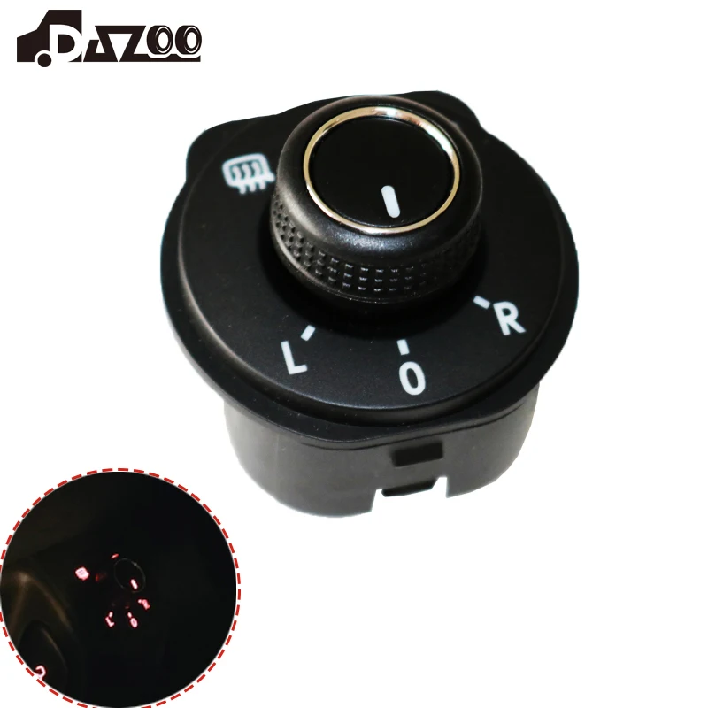 Original Rear View Side Mirror Switch Control Adjust Knob With Fold And
