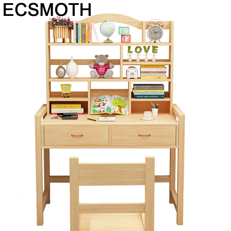 Pupitre Estudio Escritorio De Estudo Avec Chaise Play And Chair Adjustable Bureau Mesa Infantil Enfant Study Table For Kids |