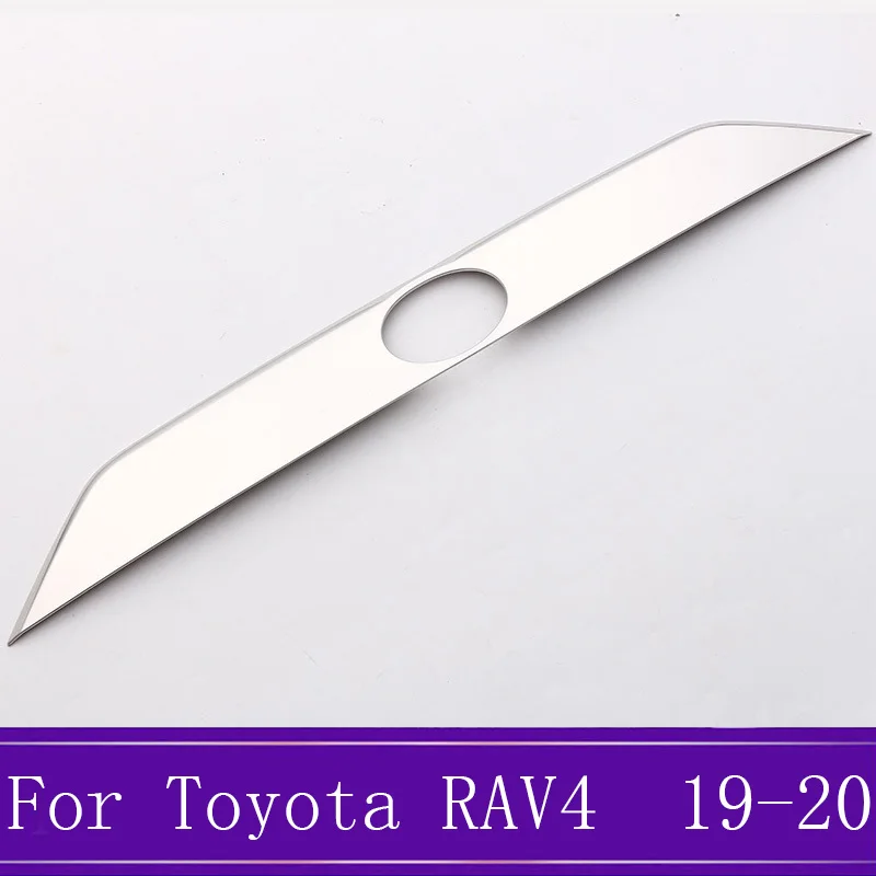 Для Toyota RAV4 AX50 задняя дверь автомобиля задние ворота отделка из нержавеющей стали крышка наклейка внешняя отделка автомобиля украшение аксессуар