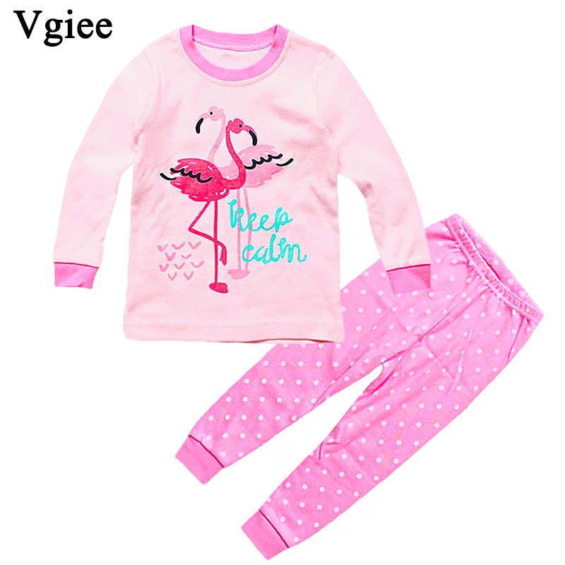 

Vgiee Boy Set Fall Winter Clothes for Girls Boys Kids for Flamingo Cartoon Full Unisex 2019 Children Outfits Clothes CC193