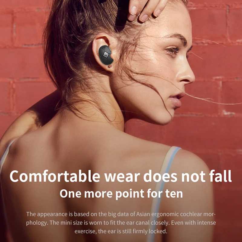 VAORLO TWS 5,0 Bluetooth наушники беспроводные стерео наушники с зарядным устройством HIFI высокое качество звука Спортивная гарнитура для iPhone Xiaomi