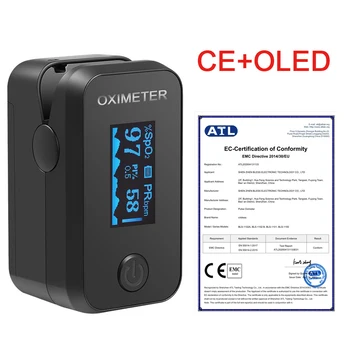 

Pulse Oximeter Finger Pulse Oxymeter Digital Oxygen Meter Clip Type Sensor Display Fingertip Pulse Oximeters Dignostic Monitor