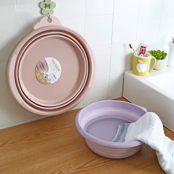 

Folding Basin Plastic Travel & Outdoor Portable Wash Foot Basin Baby Water Basin