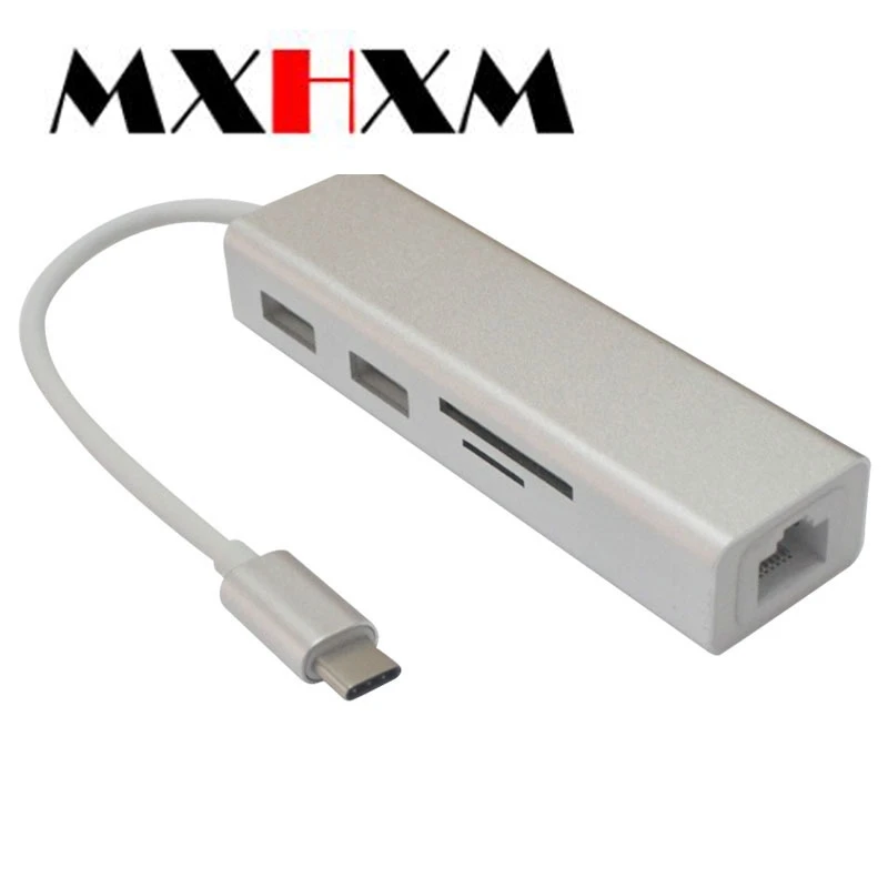 Type-C гигабитный кард-ридер концентратор usb3.1 type c концентратор Многофункциональный проводной конвертер