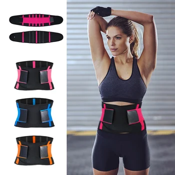 

Adjustable Waist Back Support Waist Trainer trimmer Belt Sweat Utility Belt For Sport Gym Fitness Weightlifting Tummy Slim Belts