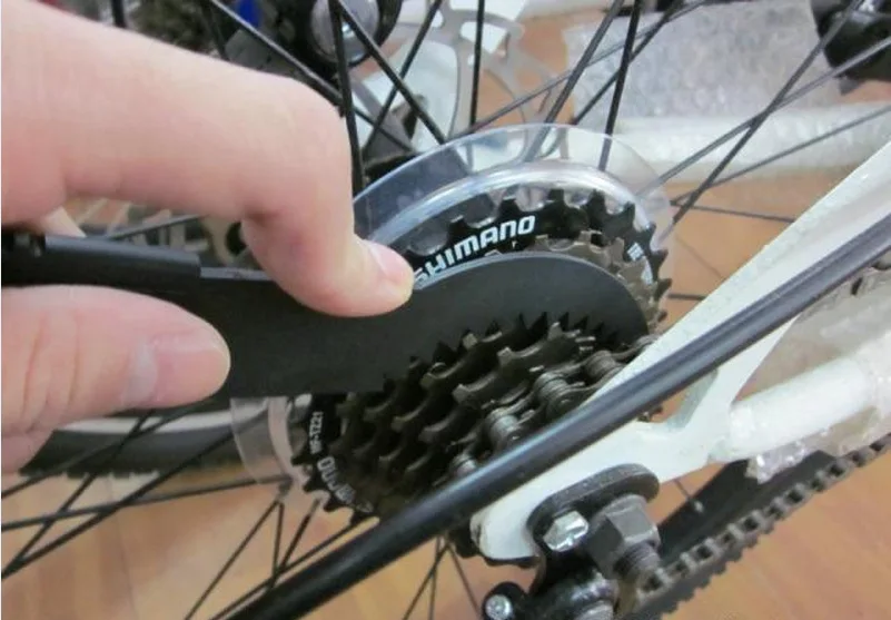 Портативная велосипедная цепь очиститель щетки для велосипеда скруббер моющие инструменты Горный Велоспорт чистящий Ремонтный комплект наружные аксессуары
